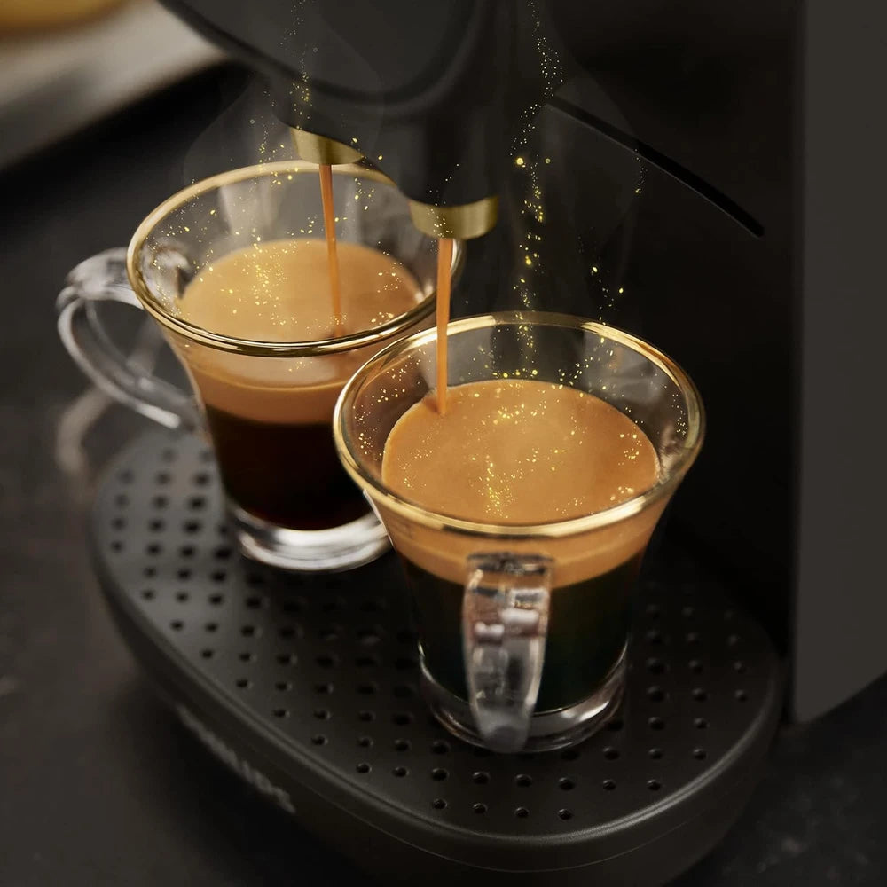 Extraction simultanée de deux espressos avec la L’OR Barista Sublime